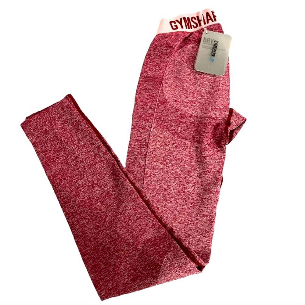 Gymshark flex leggings - beet marl/chalk pink - Picture 2 of 12